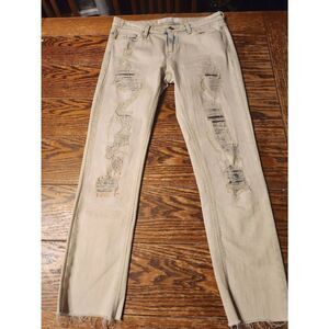 IRO Jeans Jarrod Skinny Jean Terry Base Distressed Acid Wash Size 27